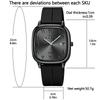 Style Fashion Versatile Small Square Men's Watch Magnetic Strap Quartz Movement Watch