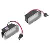 Pair Car License Plate Light LED 12V 3W Plastic Plug and Play Fit for Ford Focus MK2 DA3 5D