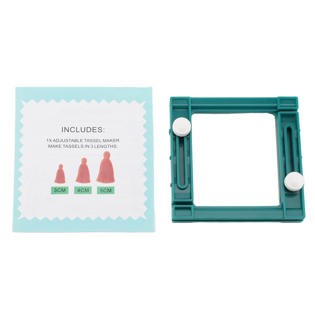 Tassel Maker Plastic Adjustable Length Handmade Tool for Hand Knitting Craft Lovers