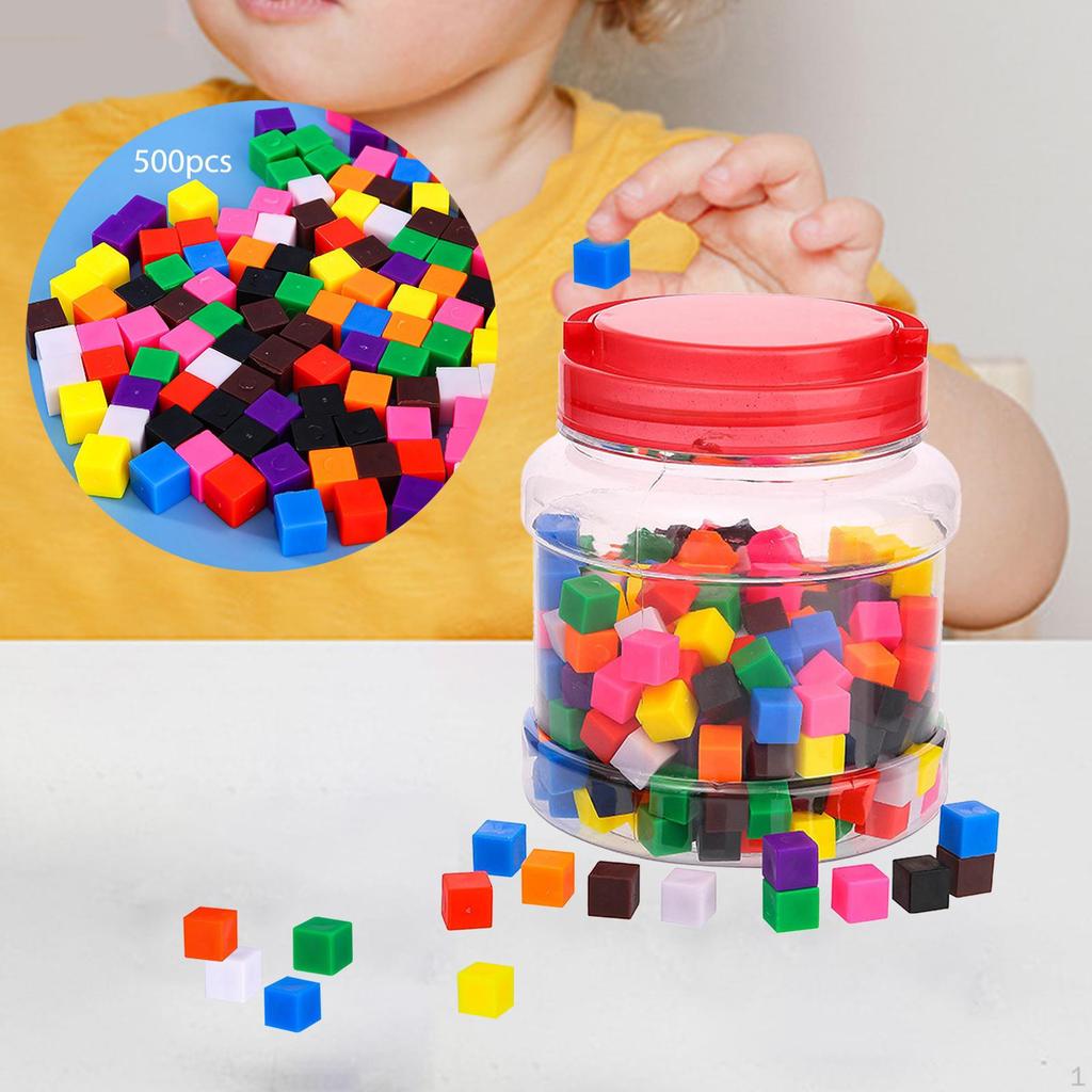 Centimeter Cubes Blocks Sorting Toys for Elementary Classroom Kindergarten