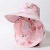 Face  Neck Protection Sunscreen Hat Breathable Ponytail Hat Quick Drying Fisherman Hat  Outdoor