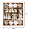 70 Pieces Christmas Ball Ornaments Set Pendant Drops, Tree Hanging Ornaments, Xmas