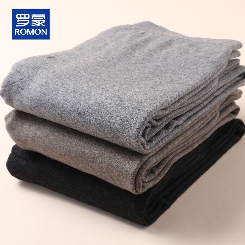 ROMON Men's Wool Blend Thermal Base Layer Pants