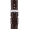 Tissot Leather Strap silver Dial Men's Fashion Watch T101.210.26.036.00