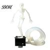 Regalo di Natale per Amanti dei Pesci Scheletro Danzante Bubbler Decorazione Acquario, Ornamento Serbatoio Pneumatico Mobile Betta Ornamenti di Halloween con Aria da 1 Metro