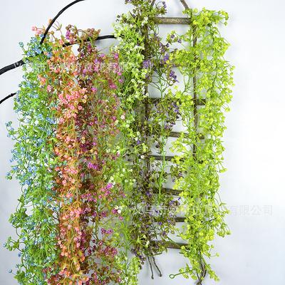 Artificial Green Plant Simulation Gypsy Rattan Wall Hanging Home Ceiling Decoration Simulation Vine Hanging Plant