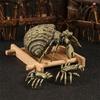 Metal Hermit Crabs Statue Decors Animal Figurine Decorative Ornament Collectible Figurine for Office Home Desktop Decors