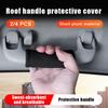 2/4 Stück Weicher Plüsch Auto Dach Armlehne Rutschfester Auto Haltegriffschutz Zuggriffabdeckung Dachgriffabdeckung Auto Innenzubehör