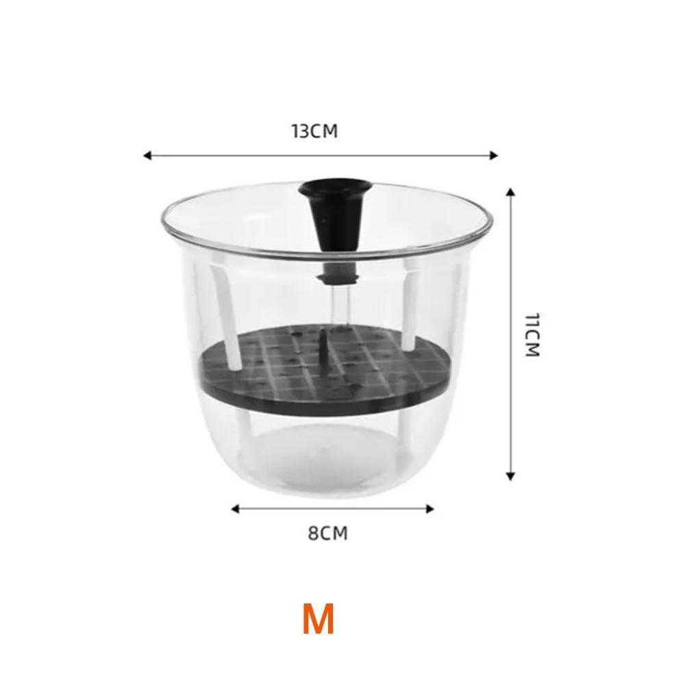 1pcs Transparent Self Watering Plant Pot Double Layer Planter Pot with Reservoir Flowerpot  Office