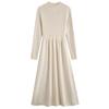 Petite Women's Winter Base Layer French Knitted Wool Long Dress Skirt, 2025 Style.