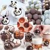 Large 6 Cavity Half Sphere Silicone Mold, 2 Pack Chocolate Ball Molds Baking Mold, Silicone Mold for Making Cakes