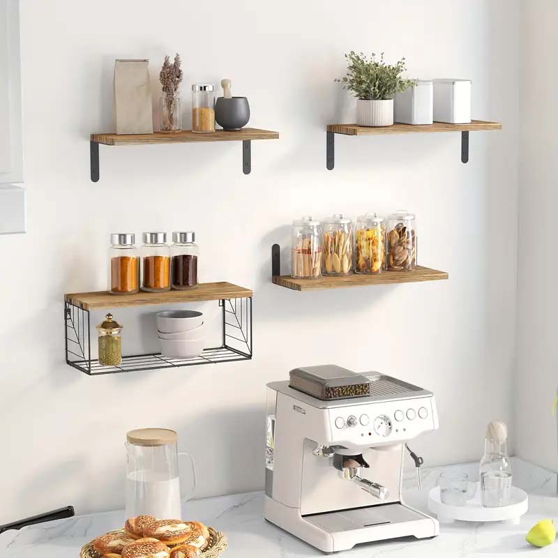 Floating Shelves Bathroom Organization Storage Racks Hanging Storage Shelf Rustic Rome Wall Decor For Bedroom Kitchen Livingroom