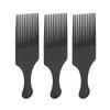 3pcs Professional Hair Pick Portable Salon Barber Shop Afro Pick Comb Hair Styling Tool