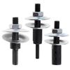 Motor Shaft Arbor Extension Rod Threaded Shaft Adapter for Grinding Wheels Bench Angle Grinder Extension Rod Wheel Rotary