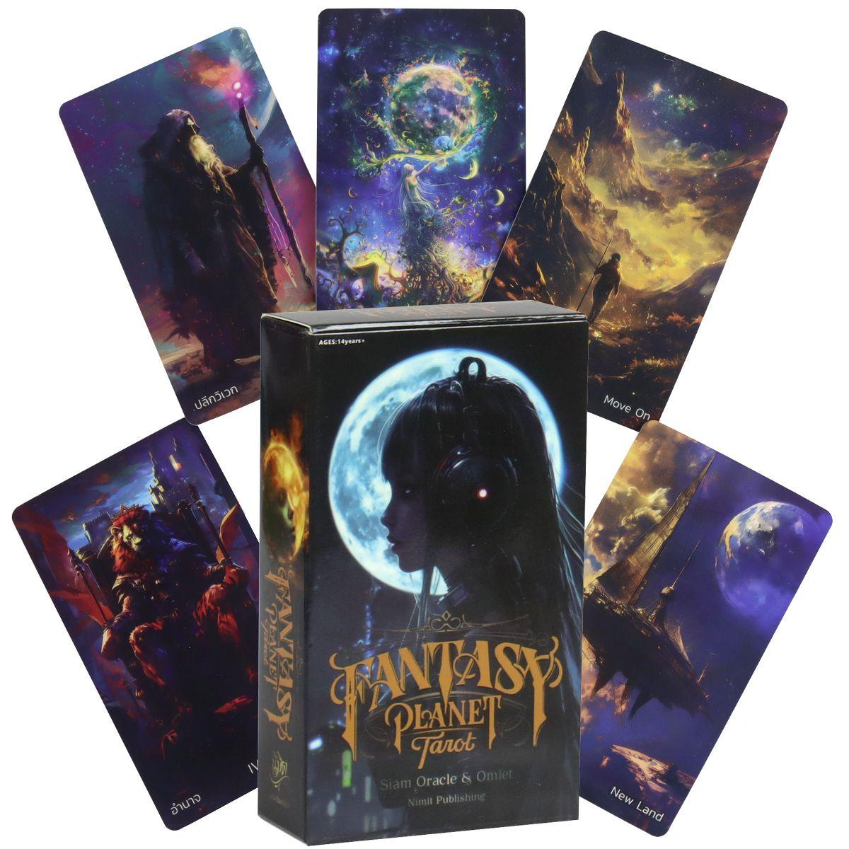 Колода Таро Fantasy Planet 78 карт Таро 10,3*6 см