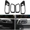Carbon Fiber Interior Door Handle Bowl Cover Trim Decor for -25 Ford Bronco