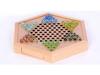 Checker Glass Marbles Wooden Tabletop Game, Chess, Card Game, Competitive Puzzle Toy with Drawer-style Storage.