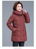 2025 Mid-Length Cotton Padded Jacket: Warm Winter Coat for Middle-Aged & Elderly Women
