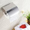 Cloakroom Toilet Wall Mounted Tissue Roll Holder Silver