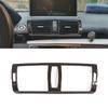 For BMW 1 Series E81 2007 2008 2009 2010 2011 ABS Car Carbon Texture Center Control Air Condition Vent Outlet Frame Cover Trim