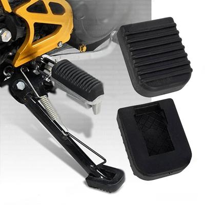 1/2pcs Motorcycle Footrest Soft Rubber Pad Scooter Footrest Base Plate Anti-slip Base Motorcycle Base Bracket Extension Foot