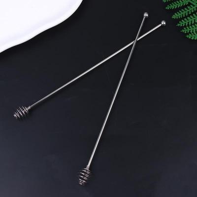 1/2Pcs 24Cm Coffee Stirrers Reusable Bar Stainless Steel Stirrer Multi-Function Decorative Stir Sticks For Drinks Mixing Bar