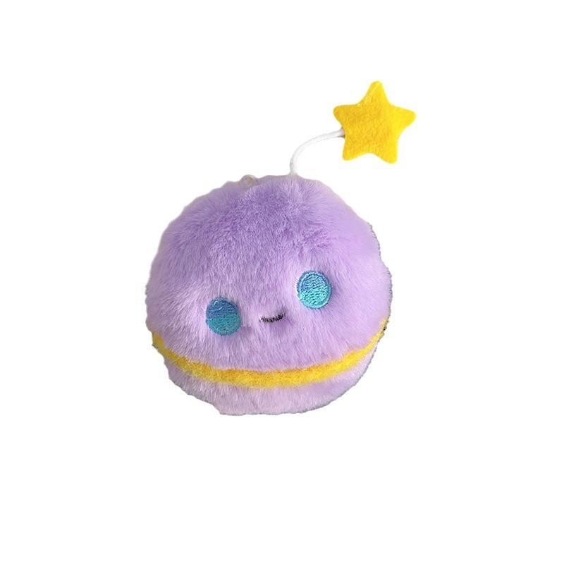 Creative Love And Deepspace Character Plush Bag Charm With Soft Short Pile For Kids And Collectors