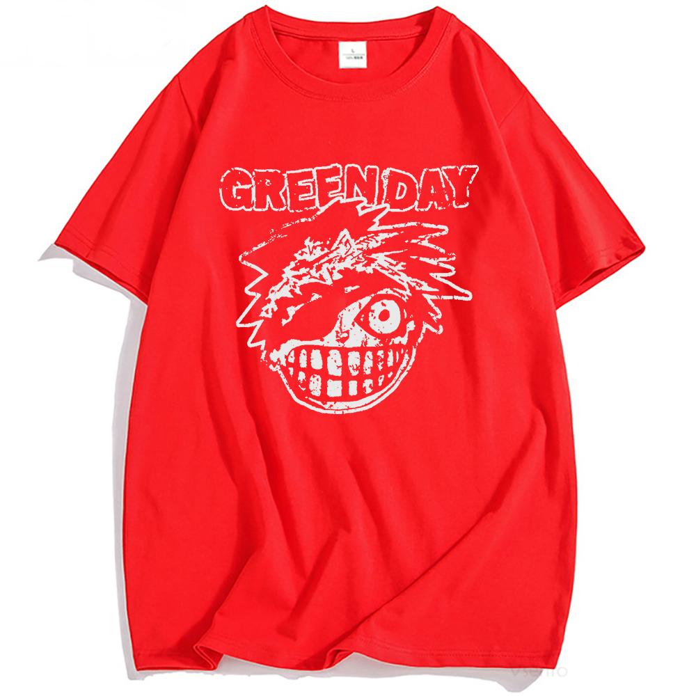 Bastard De Luxe Tee Green Day Rock Band Grunge T-shirt Short Sleeve Cotton Male Tshirts Unisex Streetwear Hip Hop Print Clothing