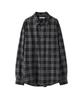 AREUBAN Old Film Check Shirt_Sage Khaki