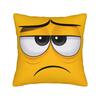 Cartoon Face Meme With Two Eyes Pillow Case Soft Pillow Cover Kawaii Pillowcases For Sofa Couch Bed Living Room