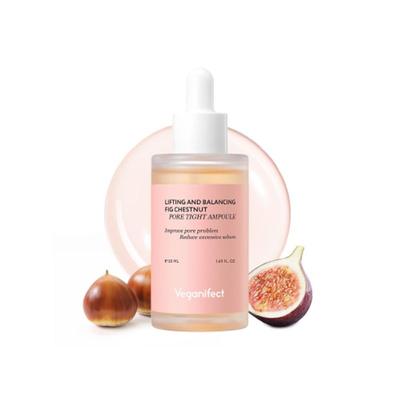 [Veganifect] Ampułka liftingująca i równoważąca z figą i kasztanem do zwężania porów 50 ml