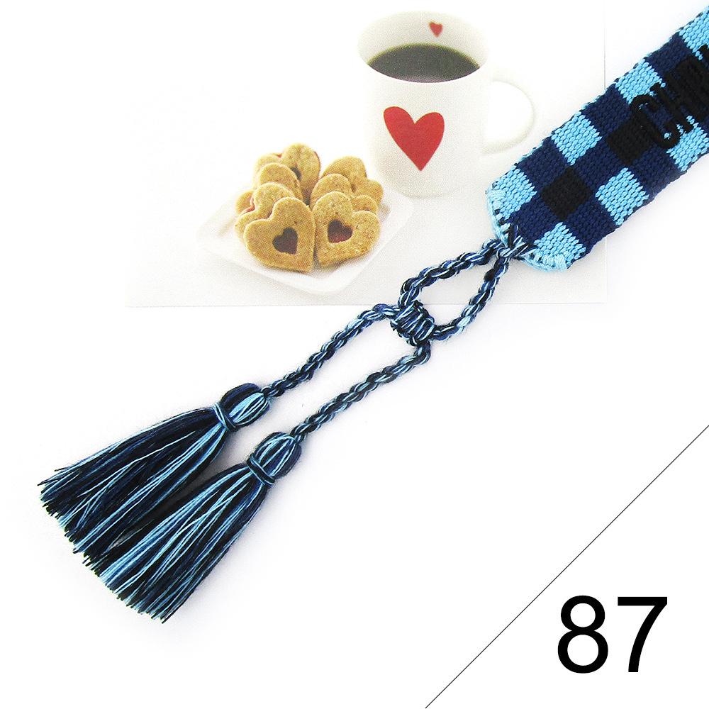 Custom Bohemian Embroidered Bracelet with Tassel and Woven Rope - Handmade Jewelry for Couples and Women