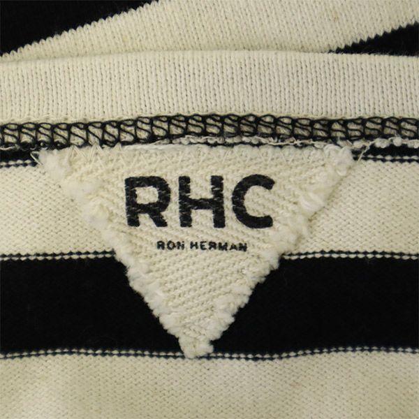 RHC Made In Japan Border Long Sleeve Boat Neck T-shirt Women Used
