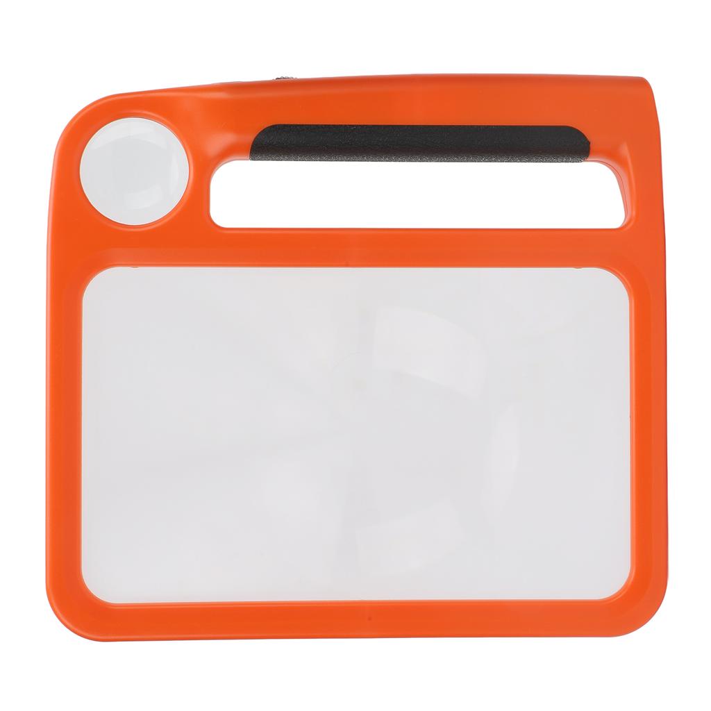 5X 10X Handheld Magnifier 48 LED Lights 3 Dimmable Light Modes Rectangular Magnifier for Reading