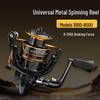 Metal Fishing Reel for Spinning, Sea, and Rock Fishing