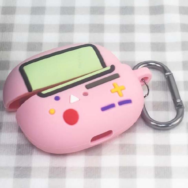 Soft Silicone Case Cover Housing for Earbud Charging Case with Hanger Point, Front Window and Daily Travel Carry Support