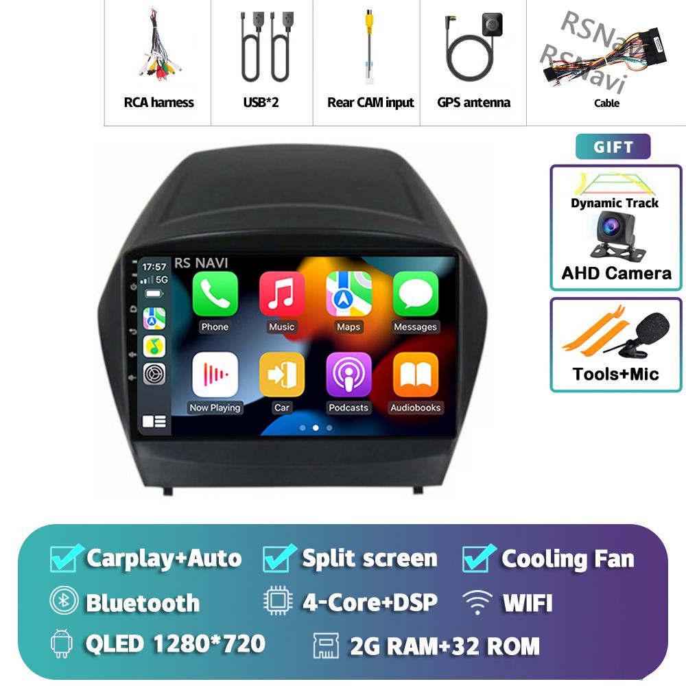 

Android 14 Carplay Auto для Hyundai iX35 2009 - 2016 Автомобильный радиоплеер Мультимедиа Стерео Навигация Головное устройство 2Din 360 Камера GPS