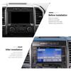 Zentrales Navigations-GPS-Bildschirm-Dekorabdeckung Zierleiste Schwarzes Holz Für Ford F-150 15-20