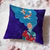 Fashion Vintage Oil Painting Cushion Cover Soft Washable Pillow Case Multi-Scene for Couch Bed Travel Office Use