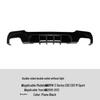 BMW 3 Series Coupe E92 E93 M Sport Rear Bumper Lip Diffuser Modification.
