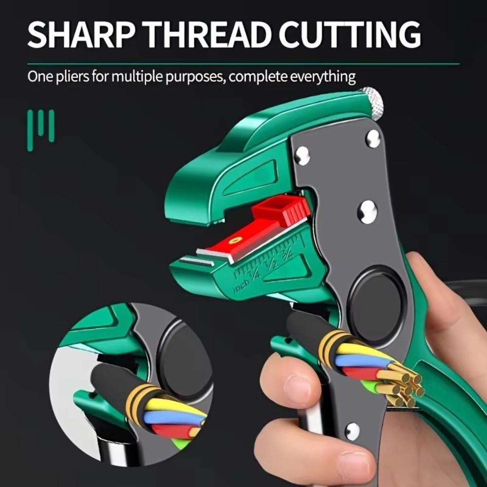 Length Adjustable Automatic Wire Stripper Multifunctional Wire Stripping Pliers Cable Cutting