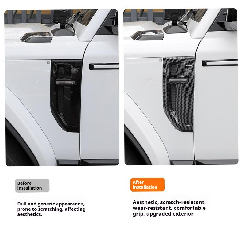 For Chery iCAUR Super V23 Leaf Panel Scratch-Resistant Protective Cover iCAUR V27 Car Leaf Panel NFC Protective Cover  Accessory