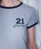 ROSEFRANTZ No.21 Ringer T-Shirt [Gray]