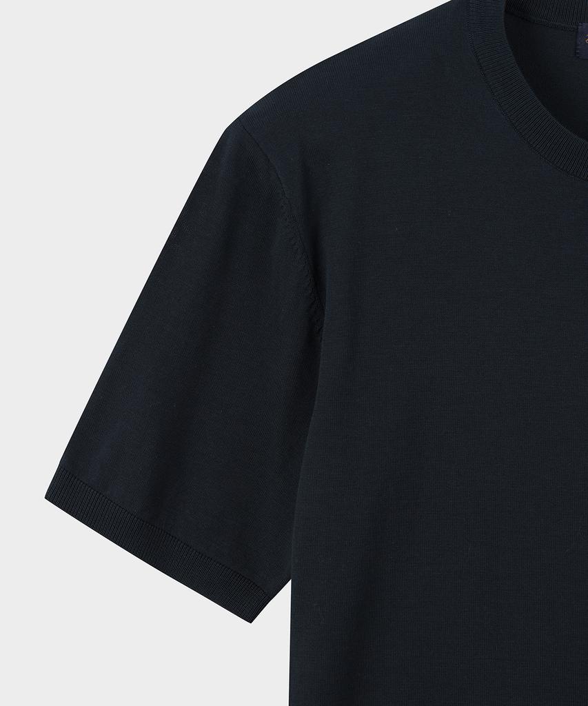 BROOKS BROTHERS Cotton Crew Neck Short Sleeve Sweater (Dark Green) (Bbwrmb201Ajfm)