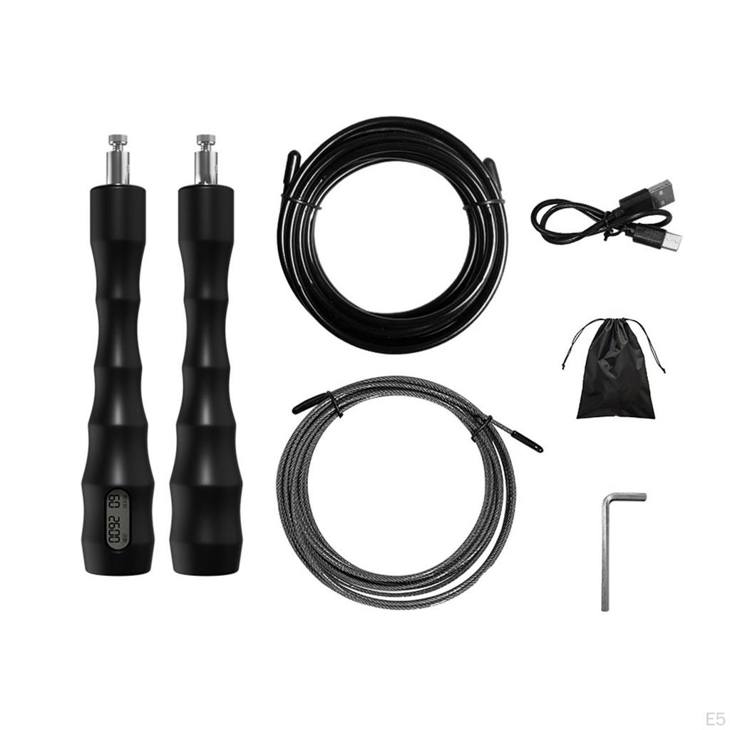 Intelligentes Zähl-Springseil Elektronisches Springen 300cm Verstellbare Länge Heim-Fitnessstudios