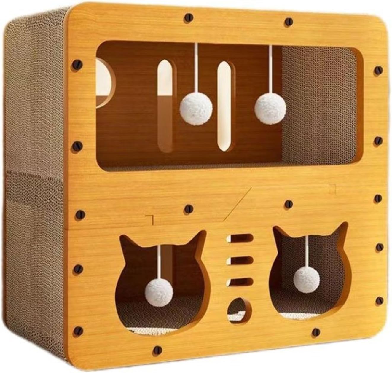 

Two-layer Multifunctional Cat House Cat Bed Cat Scratching Board Soft Comfortable Eco Friendly Scratch Resistant Cat Cardboard