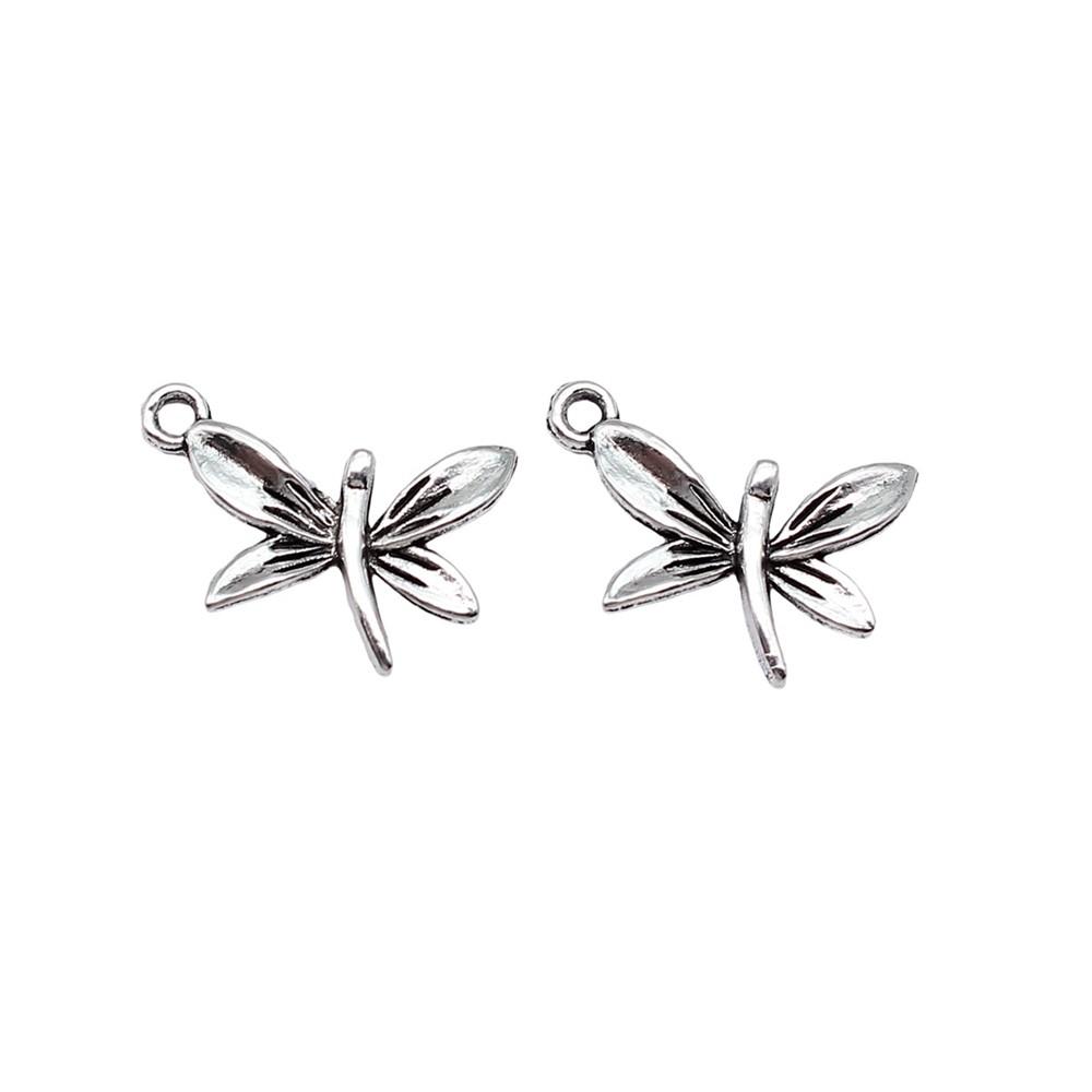 Dragonfly Charms Vintage Alloy Pendants For Insect Themed Handmade Jewelry Supplies