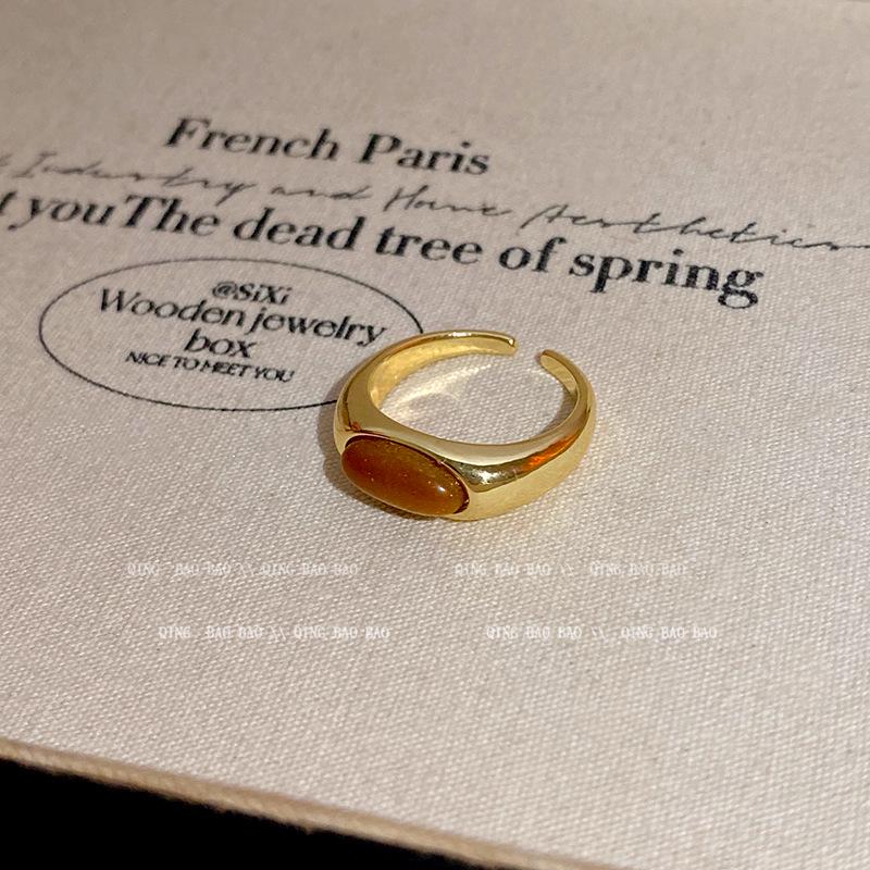 Korean-Style Niche Design Women's Adjustable Index Finger Ring: Chic, Versatile, and High-End for a Cold, Distinctive Look