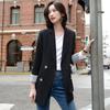 Teluoman Women's British Style Double-Breasted Blazer SY687