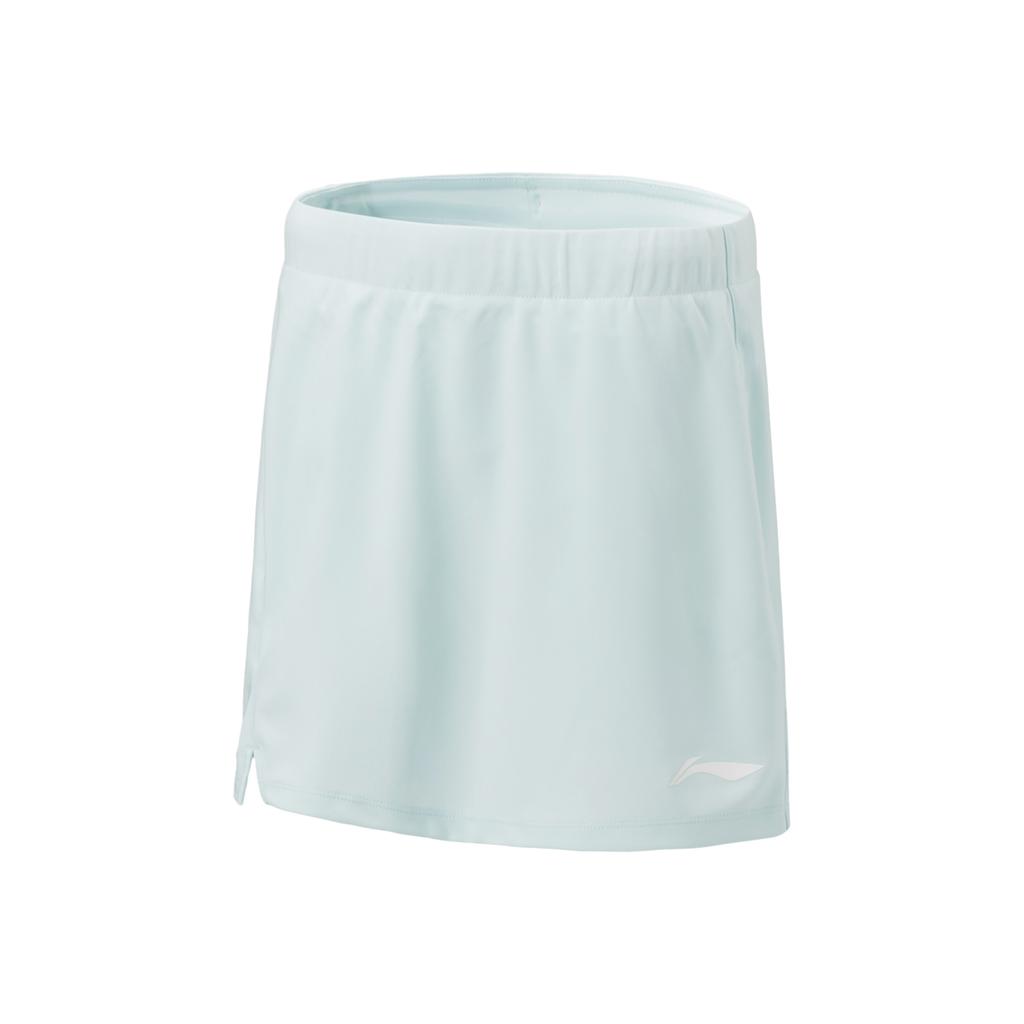 Li-Ning Letter Print Elastic Quick-Dry Sports Running Casual Shorts Women Shorts Cloud-Porcelain-Blue ASKU218-5